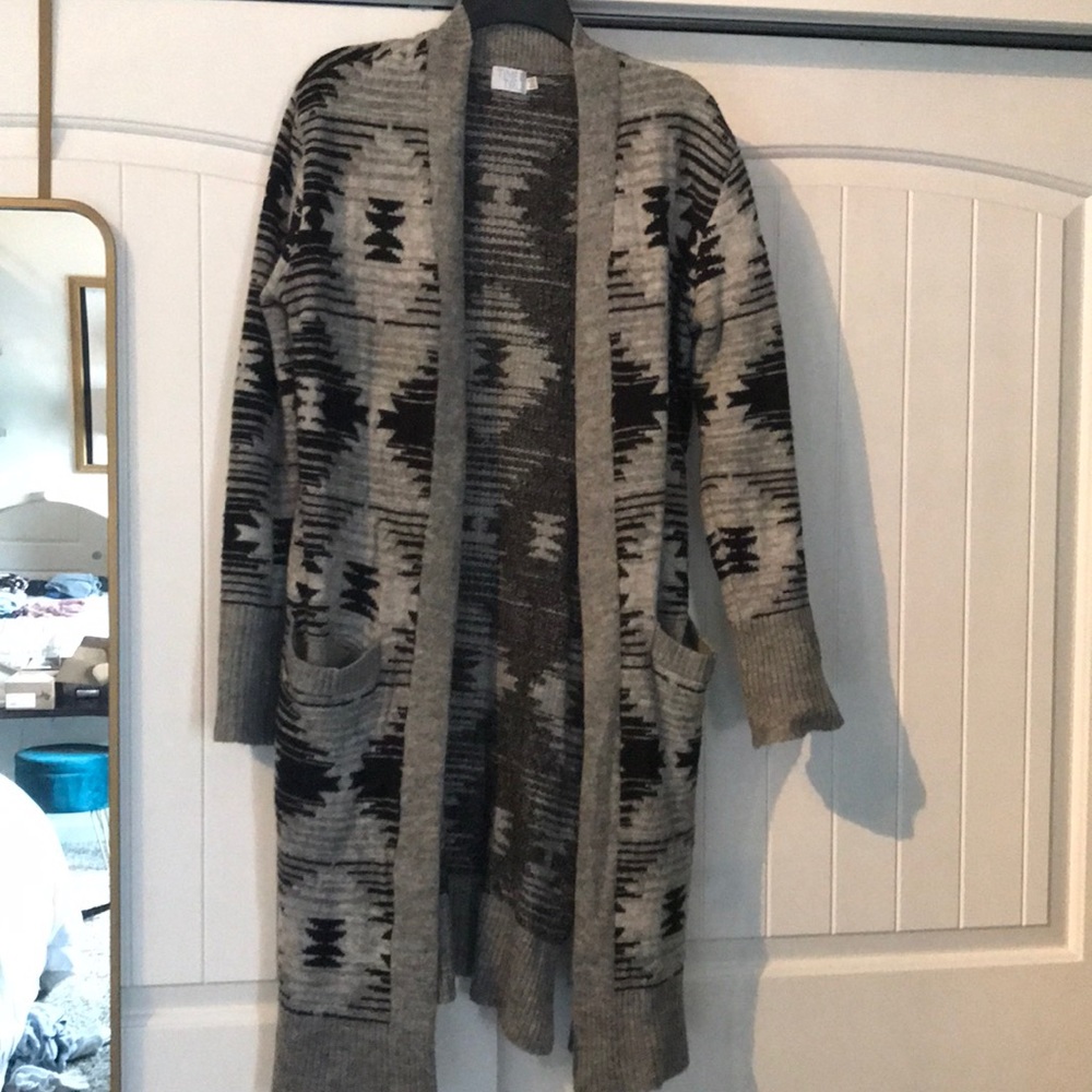 Long Grey Cozy Sweater